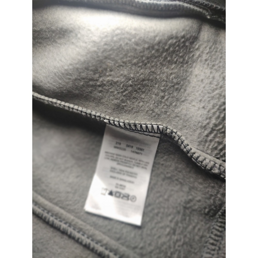 Columbia Mens Full Zip Fleece Jacket Grey Colorblock Mock Neck WM3220 Small
